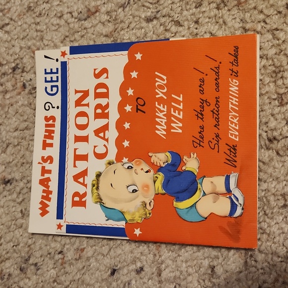 Vintage Lot of 6 Get Well Greeting Crmards Rust Craft 30's & 40's - Picture 2 of 12